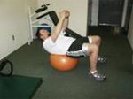 Abdominal Ball Crunch