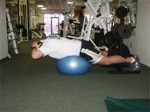 Reverse Hyperextension on a Ball