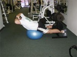 Reverse Hyperextension on a Ball